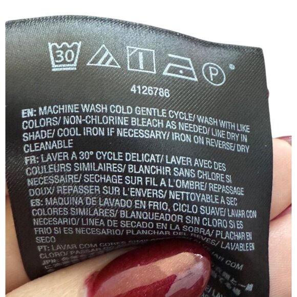 Volcom Womens Black Drawstring Waist Wide Leg Cotton Pants Plus Size 18W - Picture 8 of 16